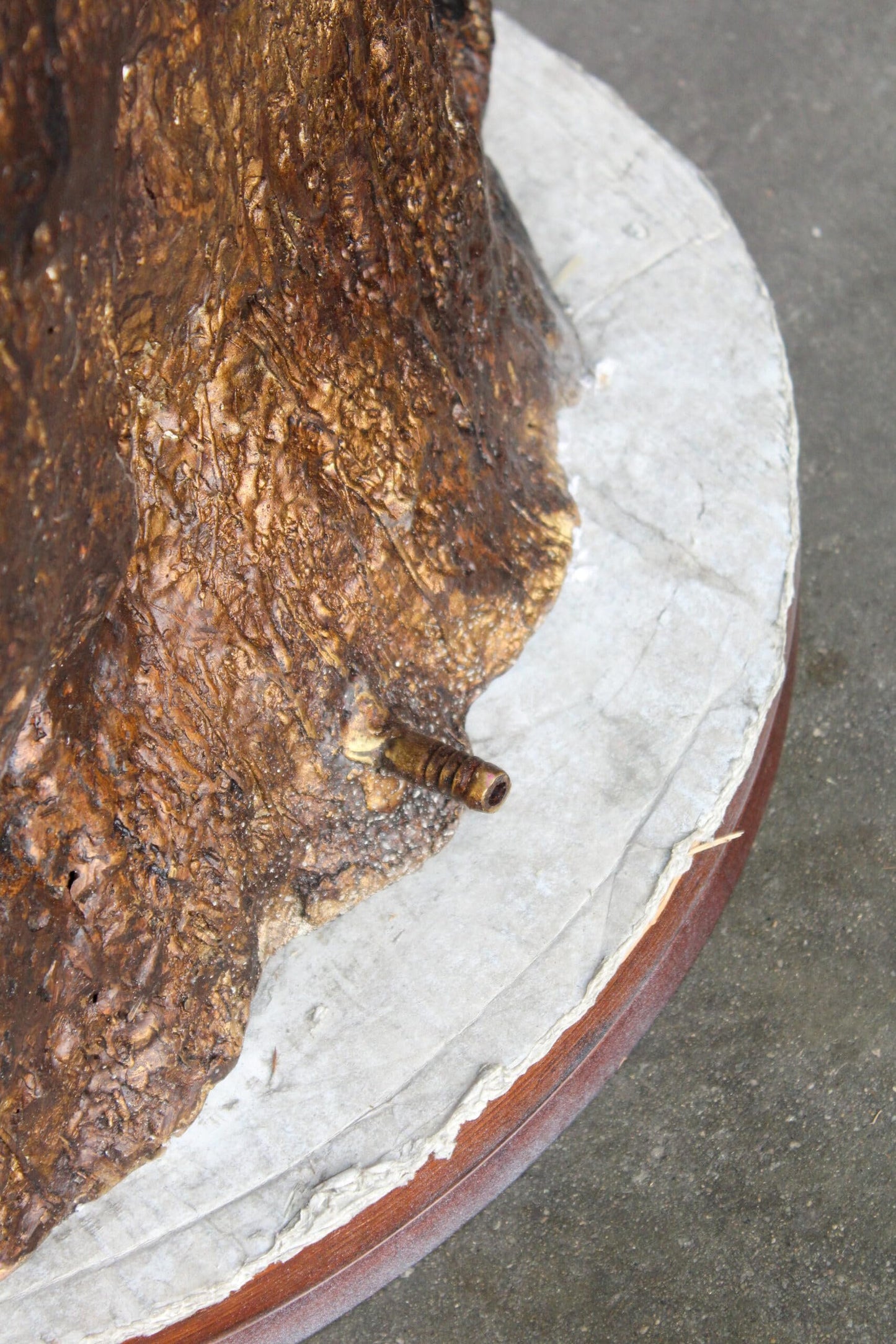 Bronze Outdoor Fountain of a Woman Relaxing on Rocks 49" x 39" x 50"H