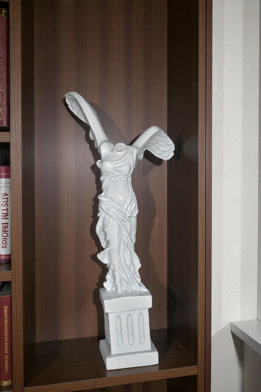 Winged Victory Nike of Samothrace Statue Made of Resin Size: 6" x 6" x 14"H