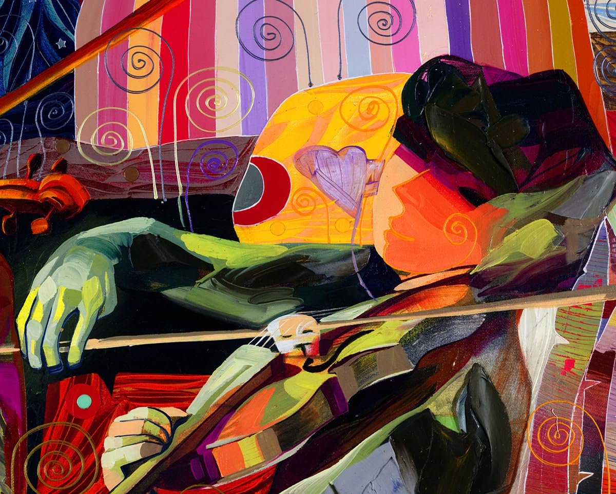 NIFAO Limited Edition Duet by Tadeo Zavaleta Art 54"x28"