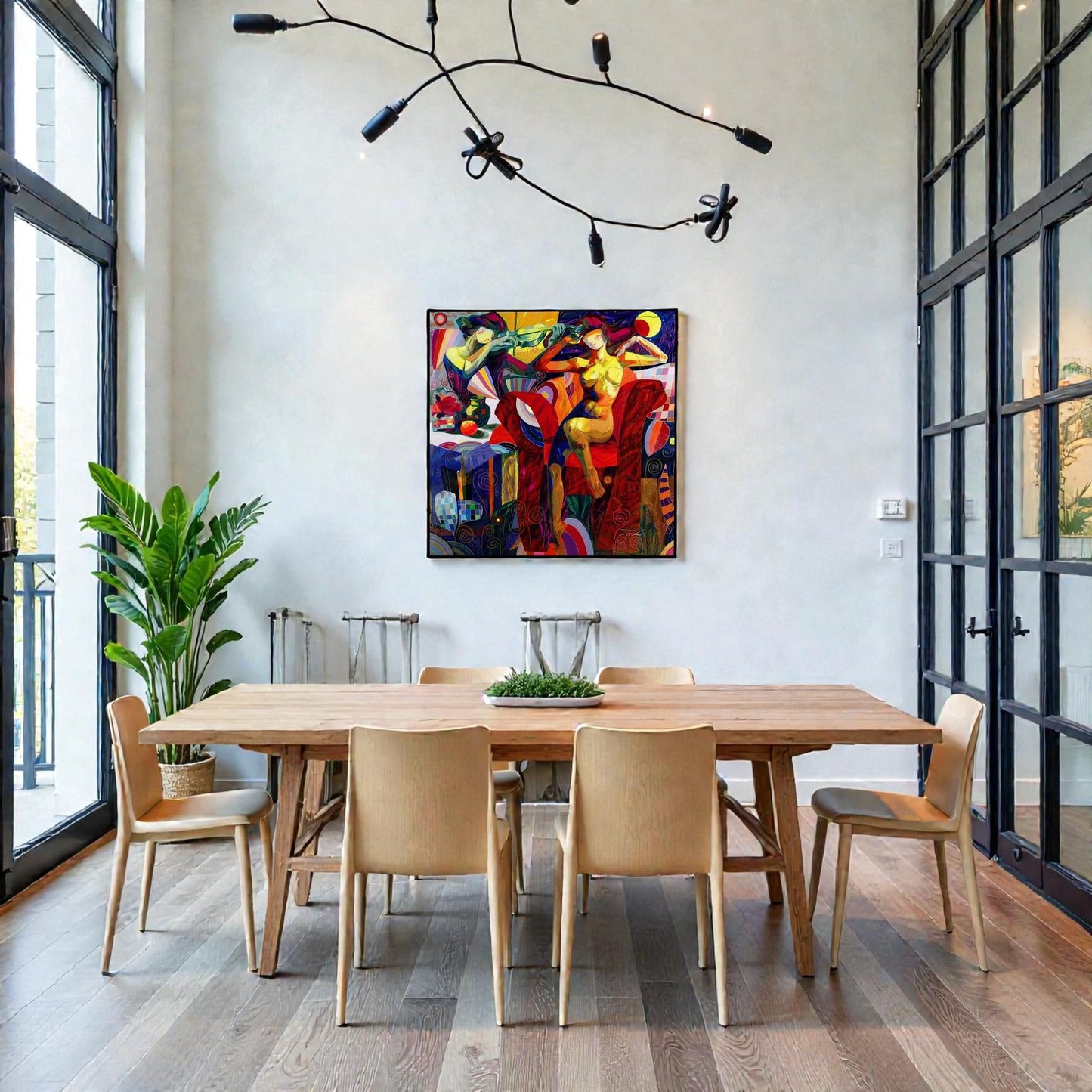 NIFAO Limited Edition Dahlia by Tadeo Zavaleta 36"x36"