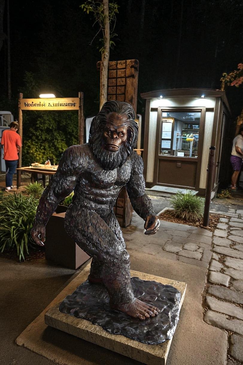 Bigfoot The Legendary Creature, Giant Bronze Statue Replica 42" x 63" x 83"H