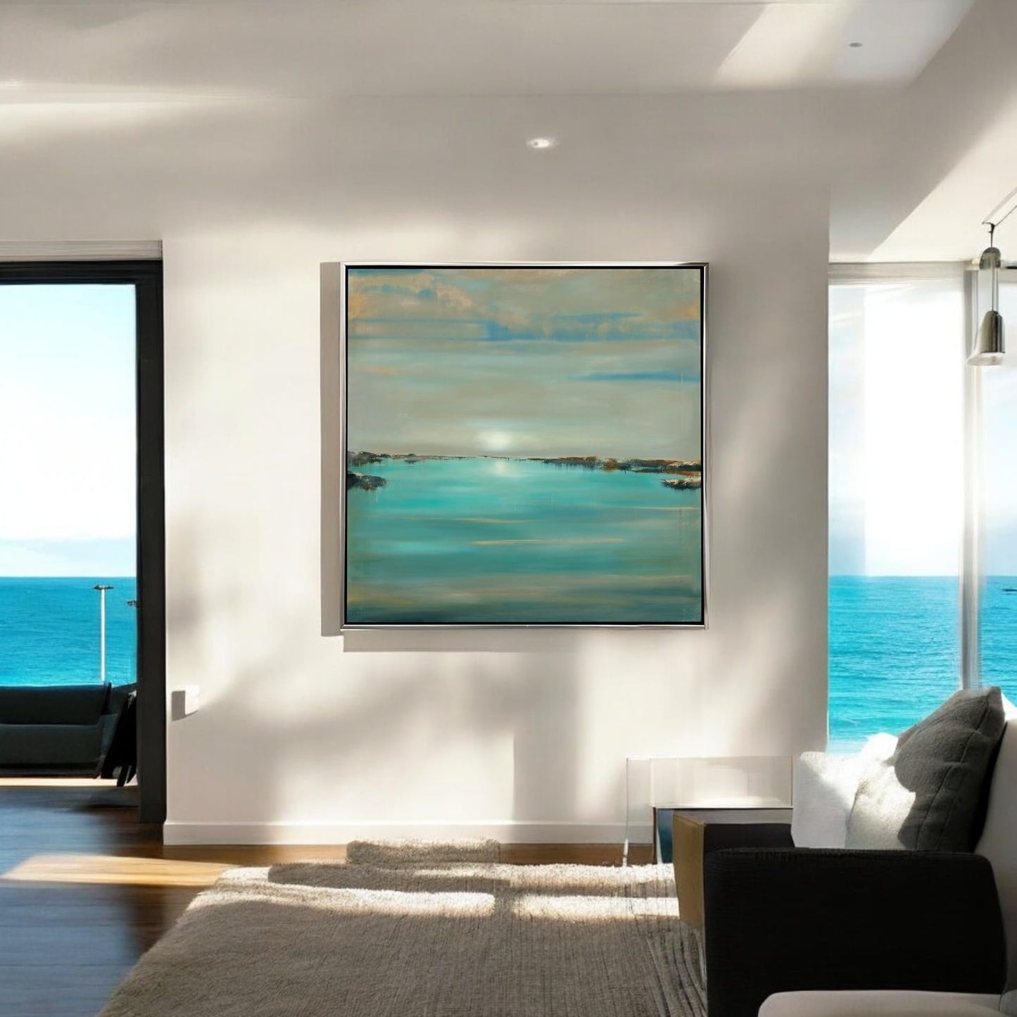 NIFAO Limited Edition Soneto by Mario Themme Abstract Art 41"x41"