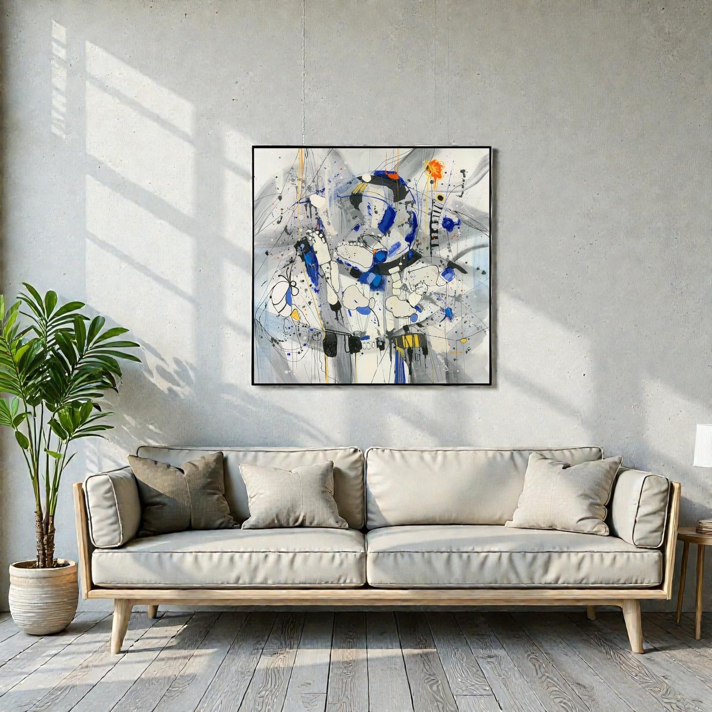 NIFAO Mesmerizing Art A Rush of Gold by Mario Luca Limited Edition 41"x41"
