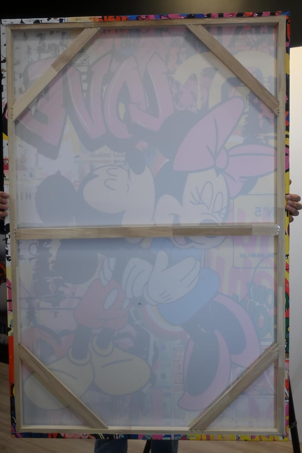 Cartoon Mice Love Pop Art Fashion Canvas 40"x60"