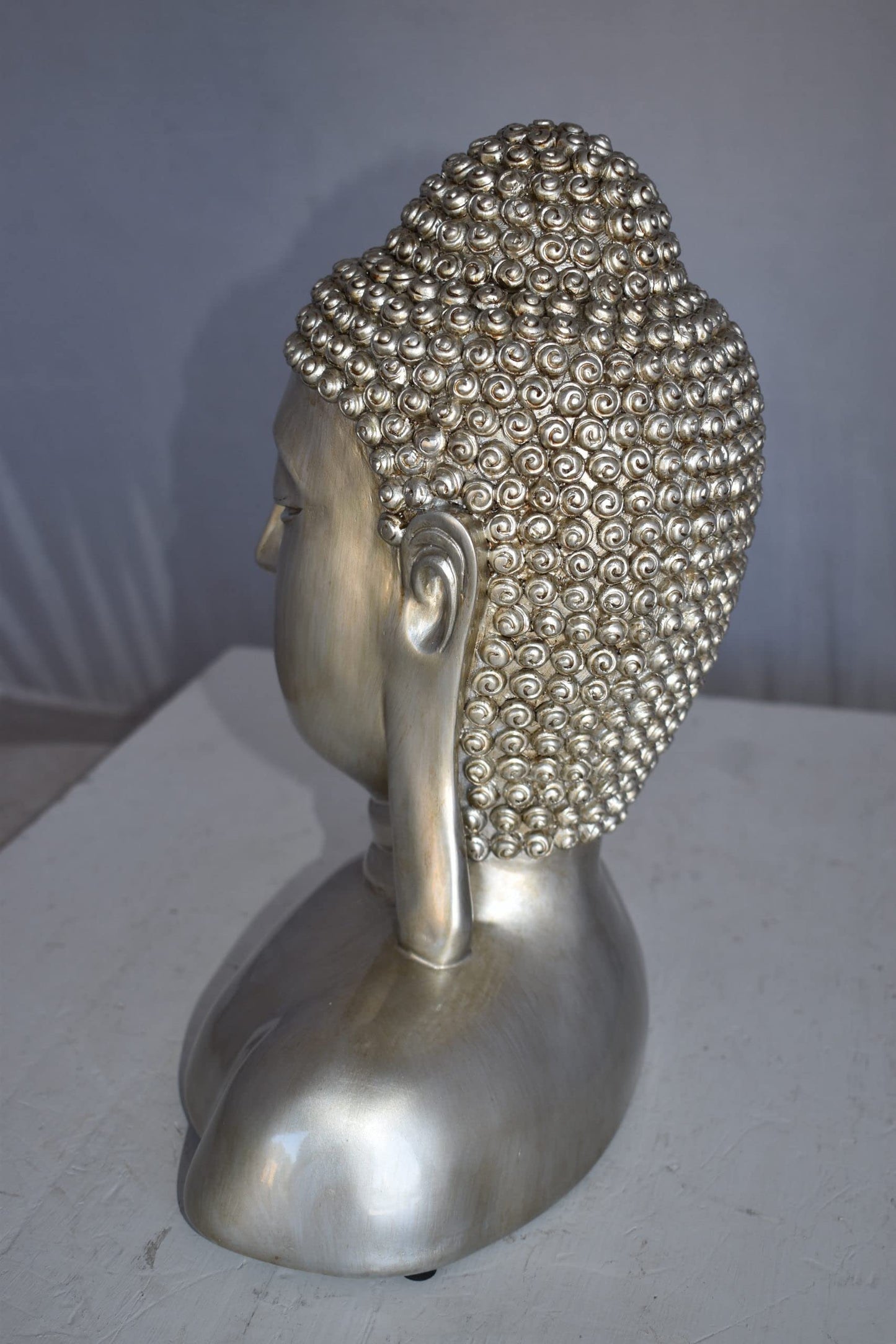 Buddha Bust Made of Resin Statue Size: 12" x 7" x 15"H