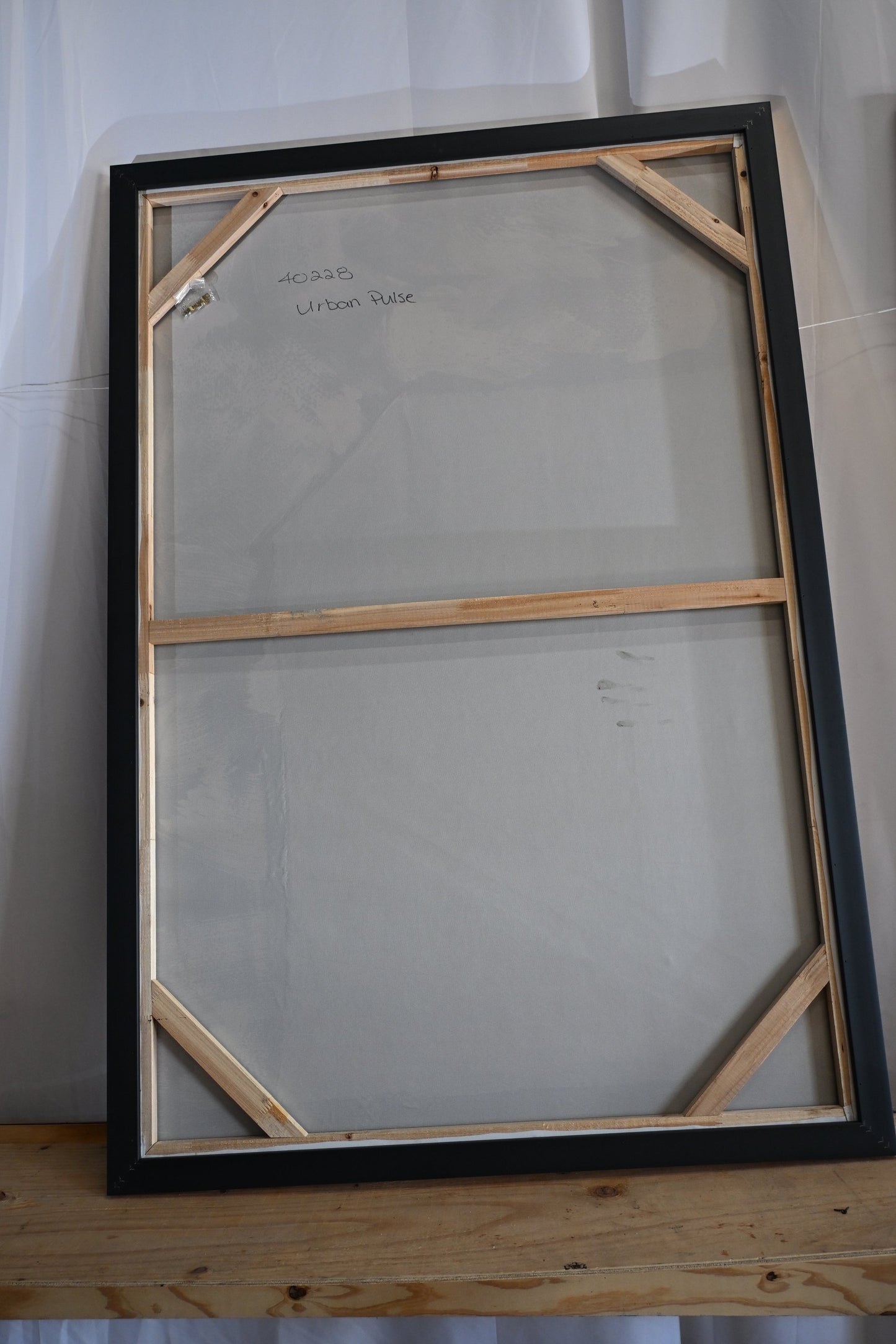 Urban Dream Canvas Painting Framed City Street Art 61"x41"