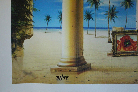 Orlando Quevedo Giclée - Ancient time Painting - Size: 21"L x 13.5"W