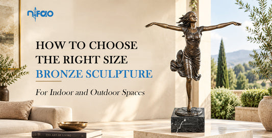 How to Choose the Right Size Bronze Sculpture for Indoor and Outdoor Spaces