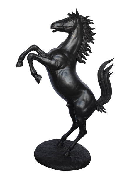 Ferrari Horse Bronze Statue Large -  Size: 26"L x 42"W x 61"H.