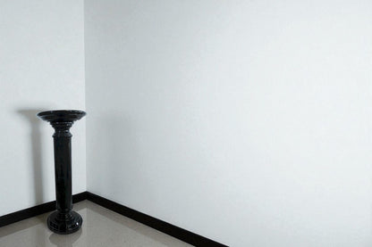 Elegant Black Marble Display Pedestal for Art or Decor 14" x 14" x 36"H