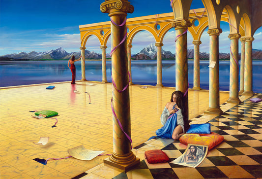 Orlando Quevedo Old Memories on Unstretched Canvas Small, 20"x15"
