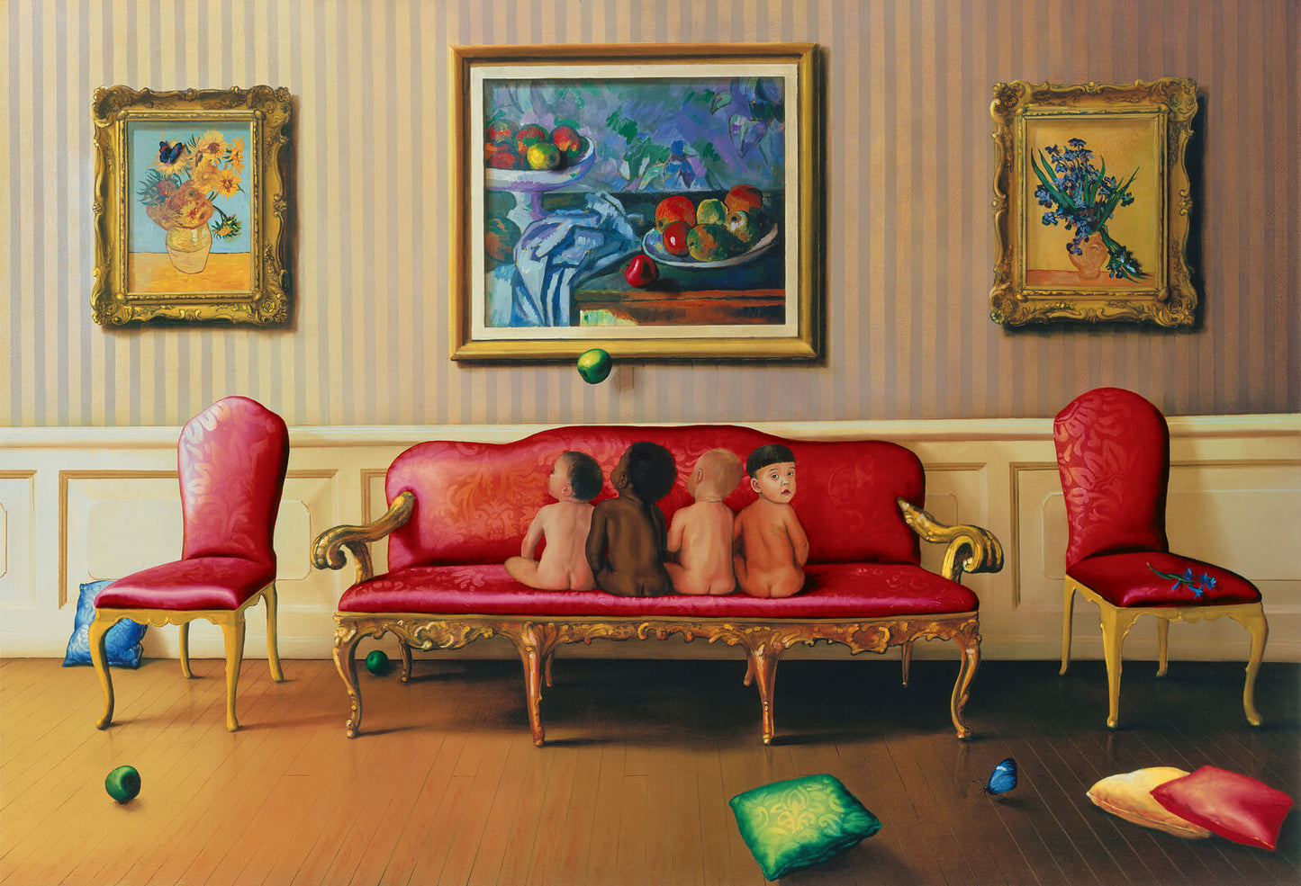 Once Up On A Time by Quevedo on Unstretched Canvas Small, 20"x15"
