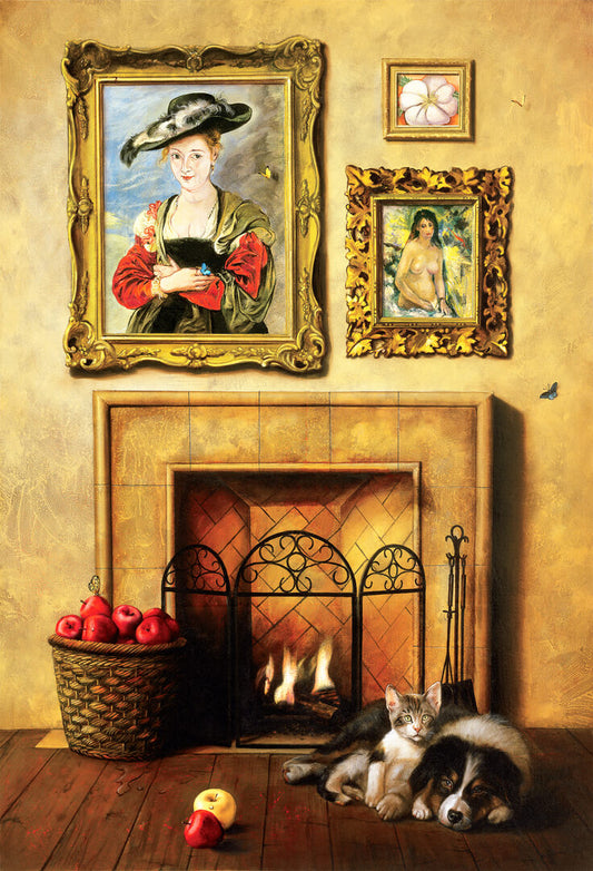 Sunday Afternoon By Orlando Quevedo on Unstretched Canvas Med, 20"x30"