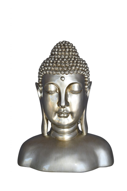 Buddha Bust Made of Resin Statue Size: 12" x 7" x 15"H
