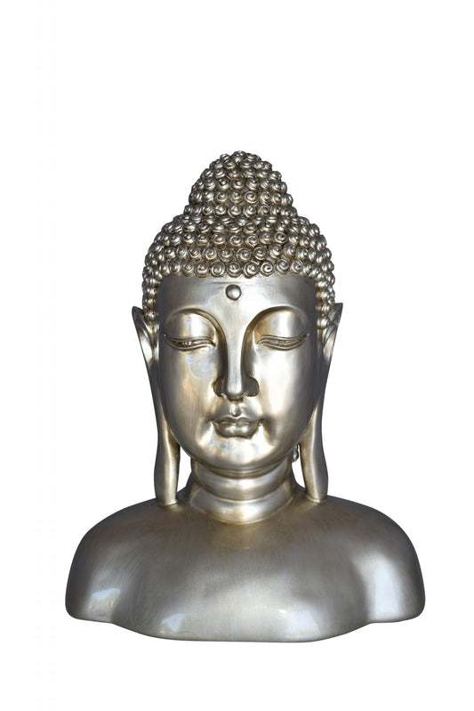 Buddha Bust Made of Resin Statue Size: 12" x 7" x 15"H
