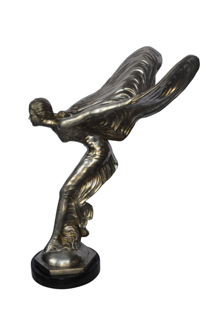 Giant Rolls Royce bronze statue - Size: 30"L x 36"W x 57"H.
