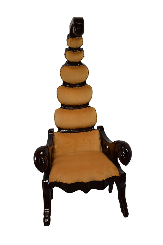 Giant Scorpion King Chair with Yellow and Brown Colors