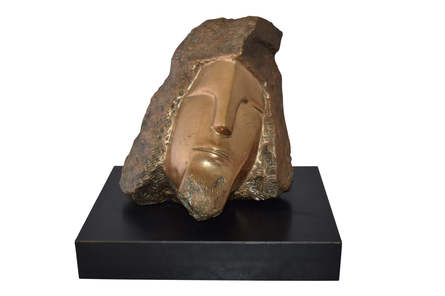 Original Marilyn Newman Bronze Statue Titled the Pharoah Size: 40" x 27" x 23"H