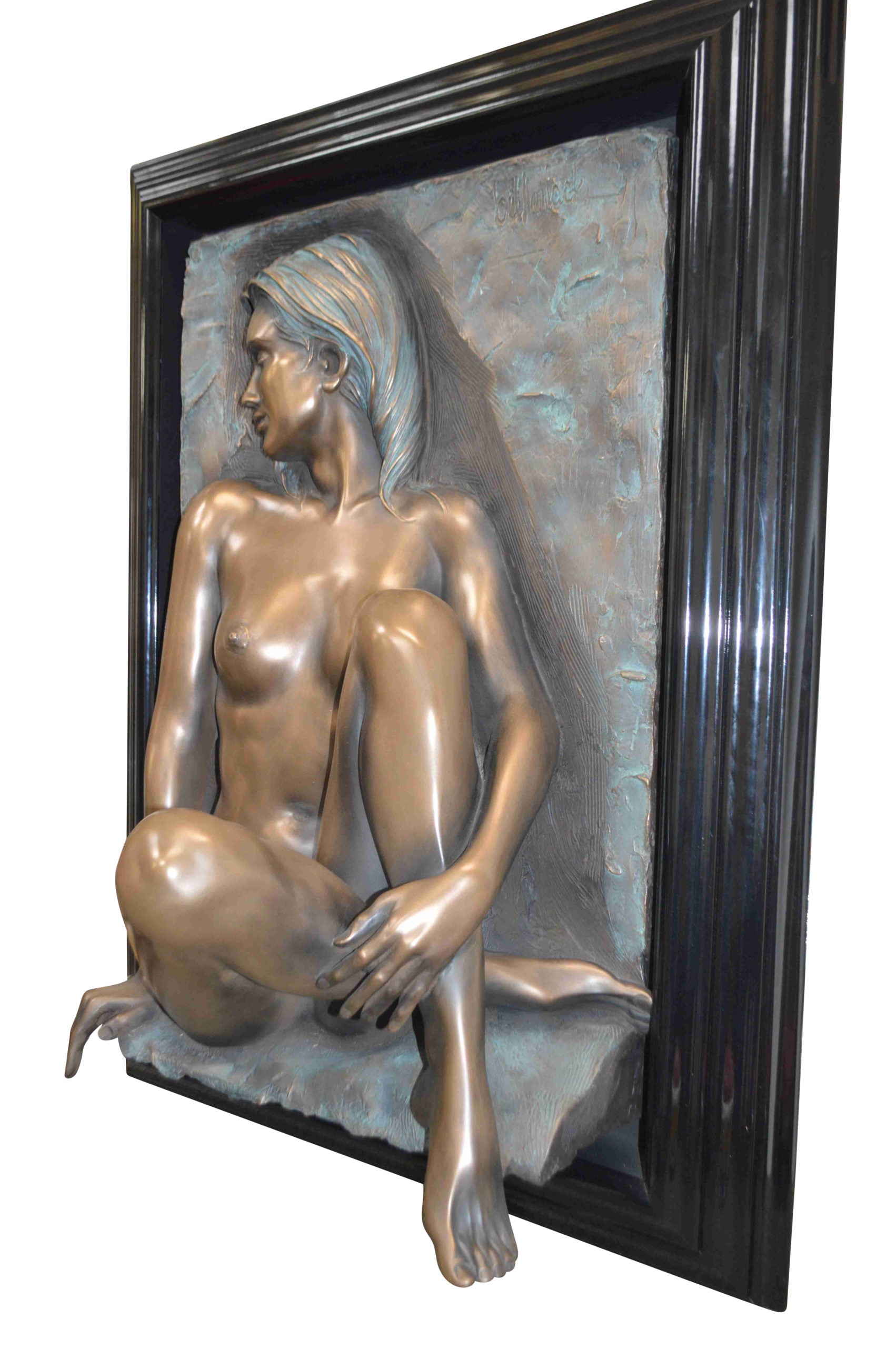 Bill mack Dimensional Adorned Bonded Bronze -  Size: 25"L x 37"W x 10"H. 