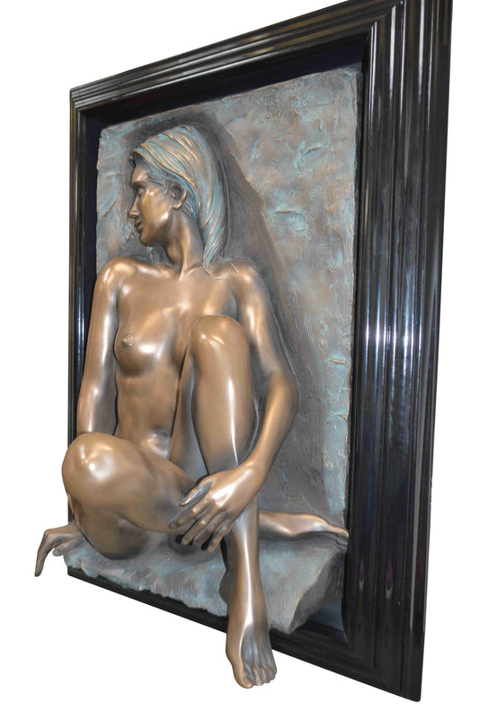 Bill mack Dimensional Adorned Bonded Bronze -  Size: 25"L x 37"W x 10"H. 