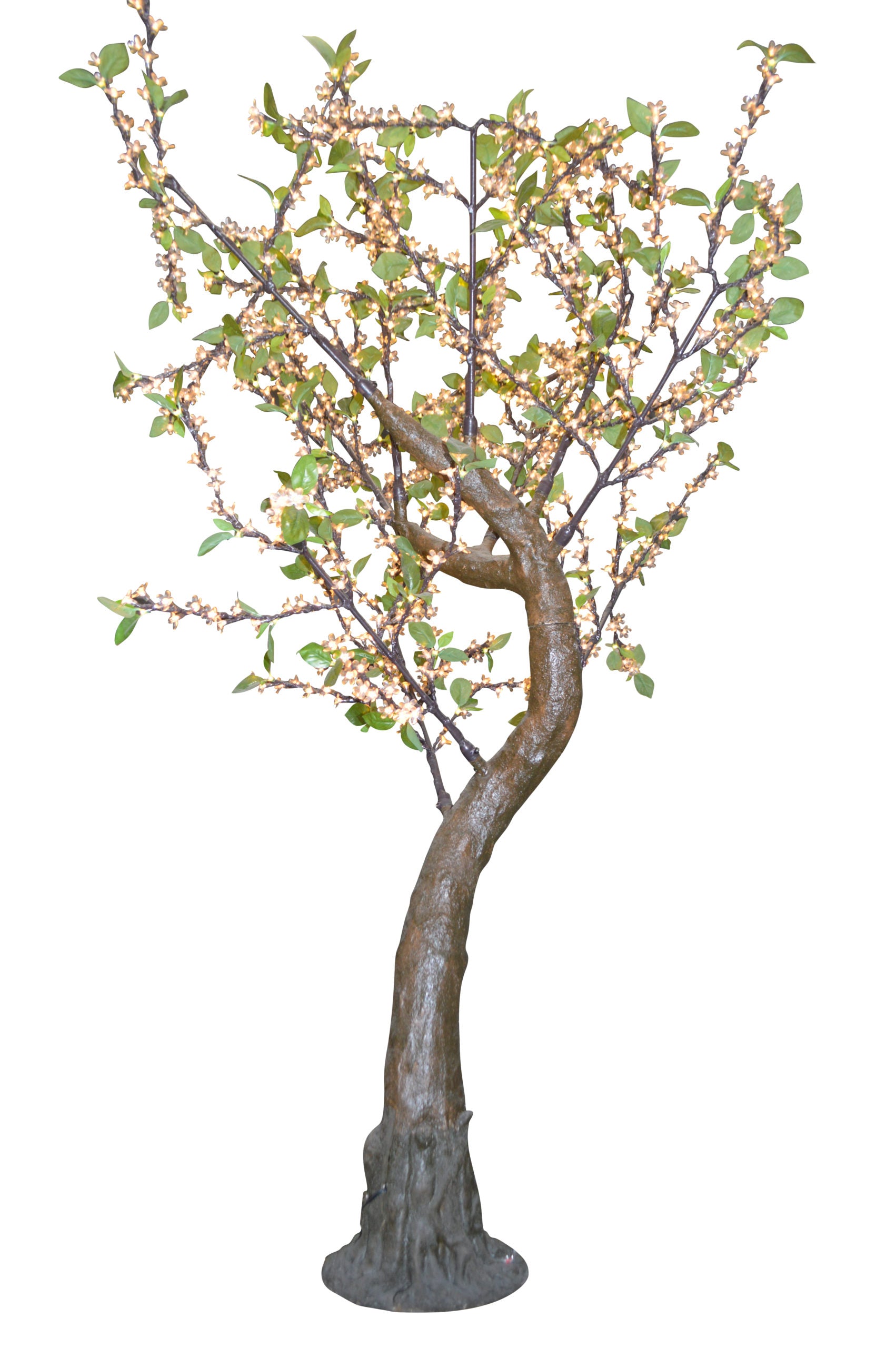 Bright Baum LED Artificial Tree -  Size: 65"L x 55"W x 90"H. 