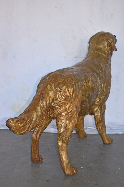 Labrador Retriever Dog Bronze Statue Light Color Finish - Size: 56" x 13" x 36"H