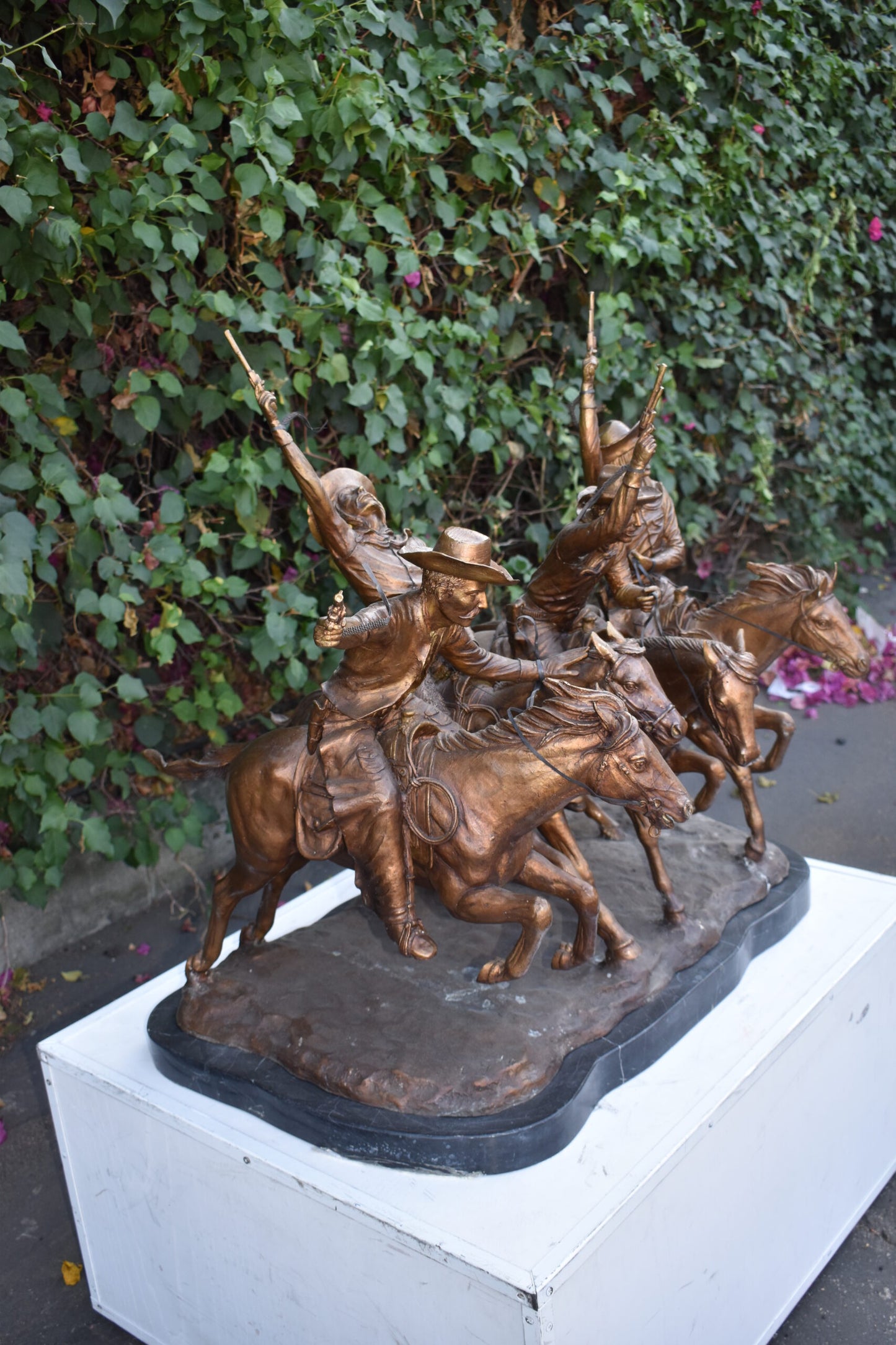 Giant Coming Through the Rye Remington Replica - Size: 38"L x 27"W x 31"H.