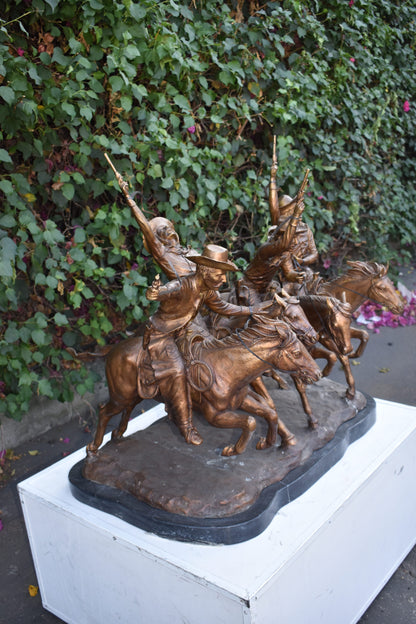 Giant Coming Through the Rye Remington Replica - Size: 38"L x 27"W x 31"H.