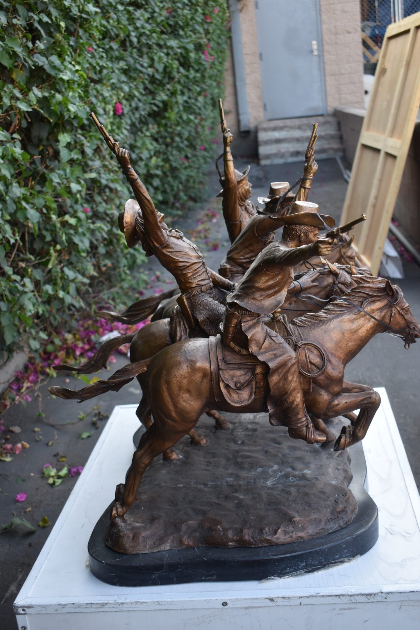 Giant Coming Through the Rye Remington Replica - Size: 38"L x 27"W x 31"H.