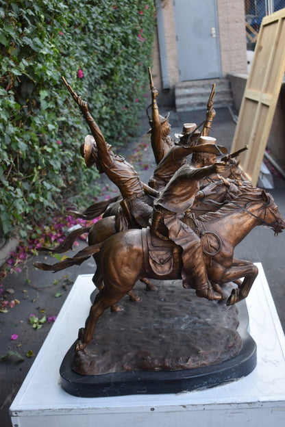 Giant Coming Through the Rye Remington Replica - Size: 38"L x 27"W x 31"H.