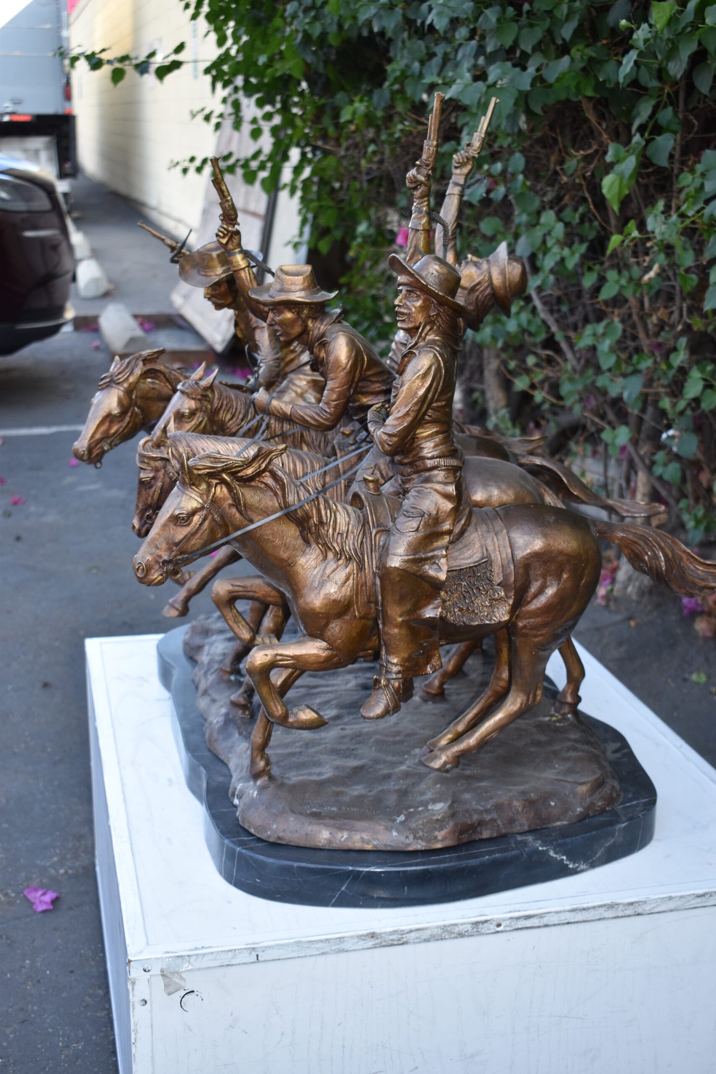 Giant Coming Through the Rye Remington Replica - Size: 38"L x 27"W x 31"H.