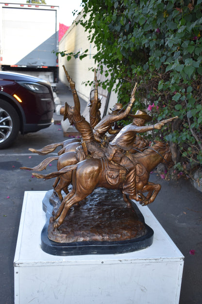 Giant Coming Through the Rye Remington Replica - Size: 38"L x 27"W x 31"H.
