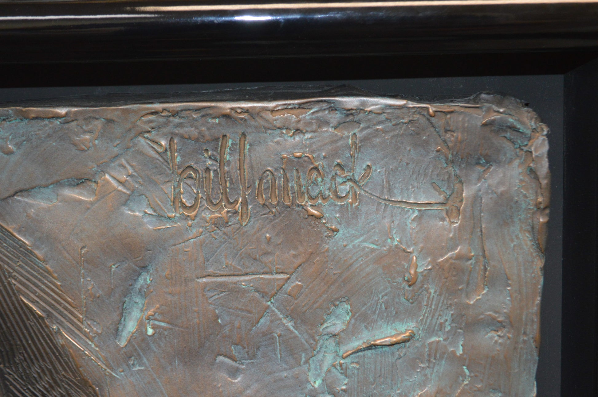 Bill mack Dimensional Adorned Bonded Bronze -  Size: 25"L x 37"W x 10"H. 