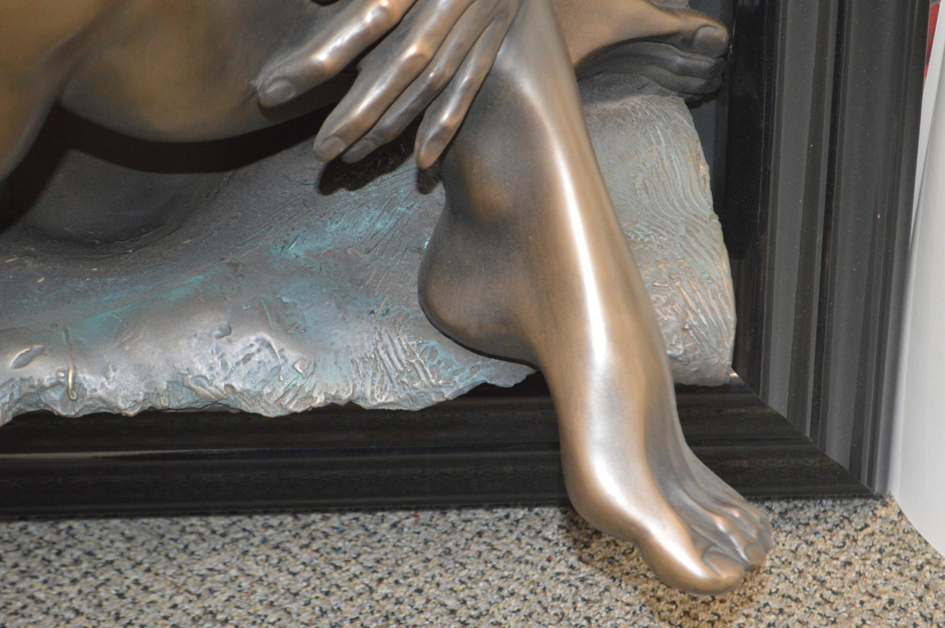 Bill mack Dimensional Adorned Bonded Bronze -  Size: 25"L x 37"W x 10"H. 