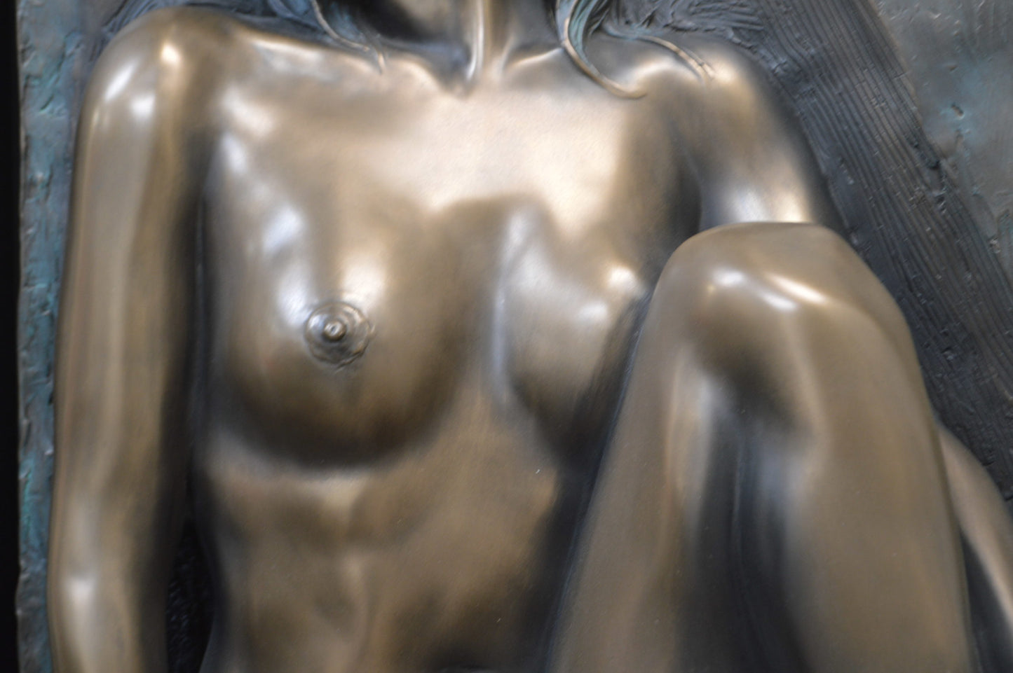 Bill mack Dimensional Adorned Bonded Bronze -  Size: 25"L x 37"W x 10"H. 