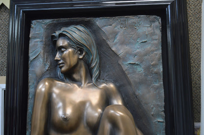 Bill mack Dimensional Adorned Bonded Bronze -  Size: 25"L x 37"W x 10"H. 