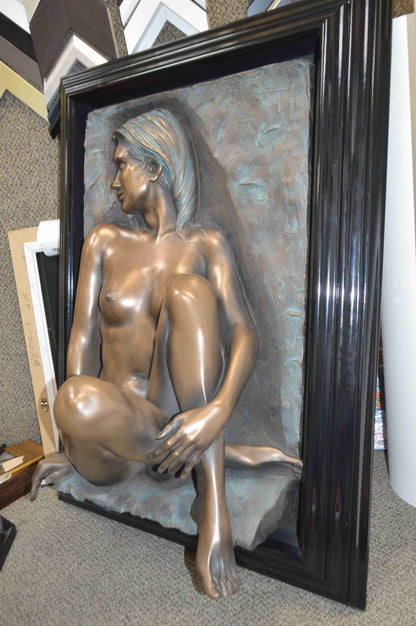 Bill mack Dimensional Adorned Bonded Bronze -  Size: 25"L x 37"W x 10"H. 