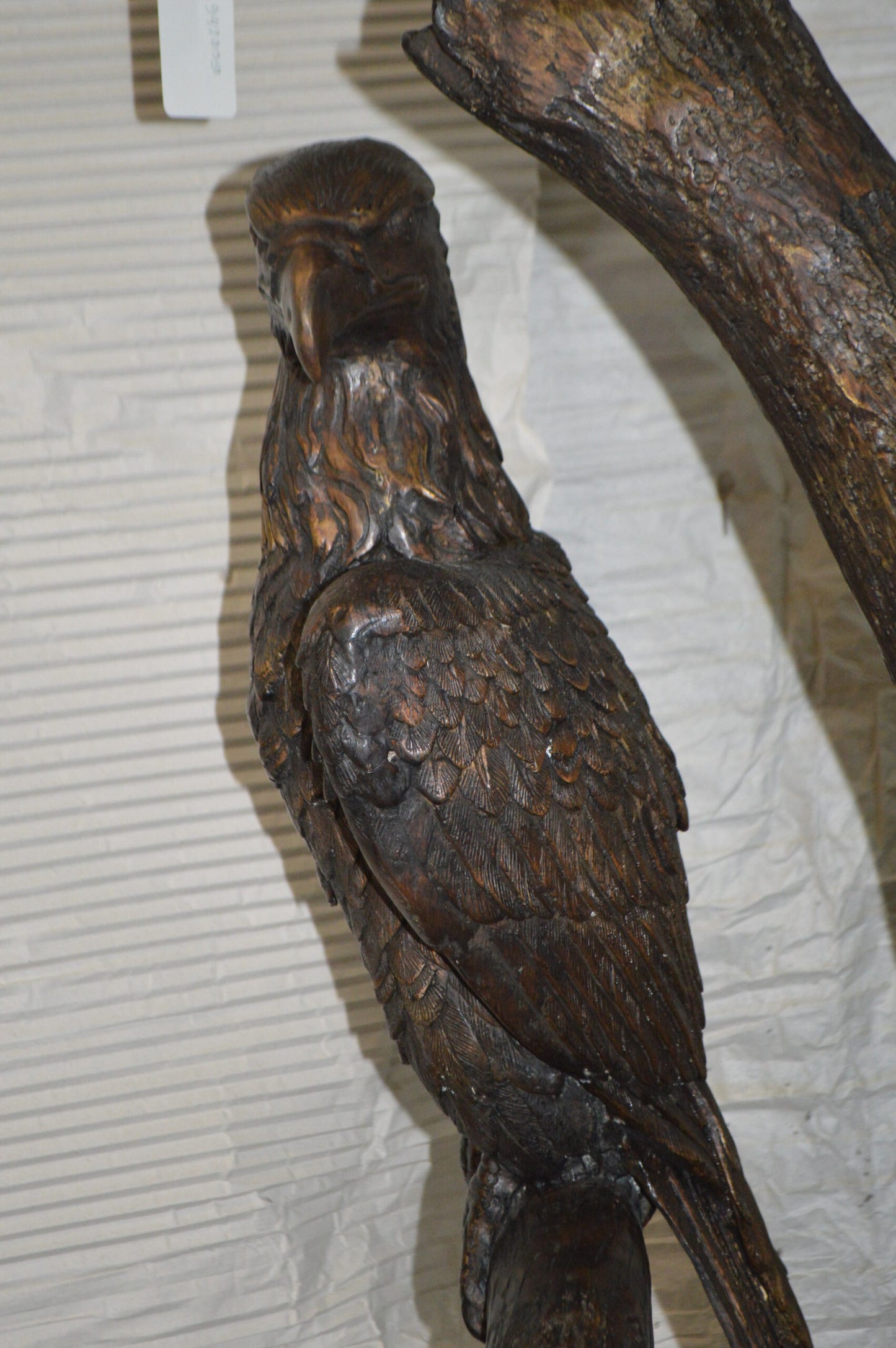 Two Eagles on a Tree -  Size: 47"L x 30"W x 94"H.