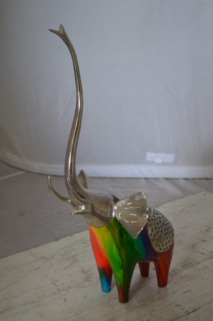 Elephant by Liliana Mendez -  Size: 10"L x 9"W x 20"H. 