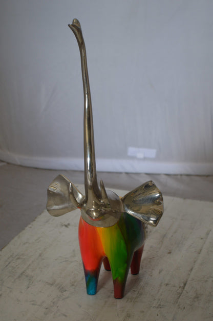 Elephant by Liliana Mendez -  Size: 10"L x 9"W x 20"H. 