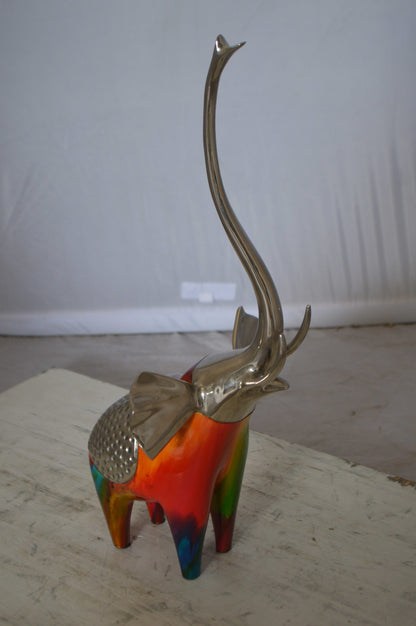 Elephant by Liliana Mendez -  Size: 10"L x 9"W x 20"H. 