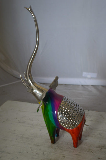 Elephant by Liliana Mendez -  Size: 10"L x 9"W x 20"H. 