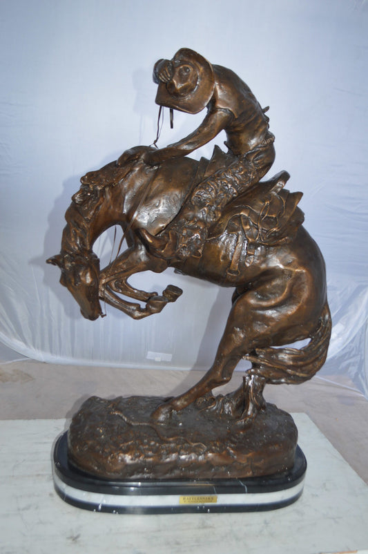 Jumbo Rattle Snake by Remington Bronze Statue -  Size: 21"L x 11"W x 32"H. 