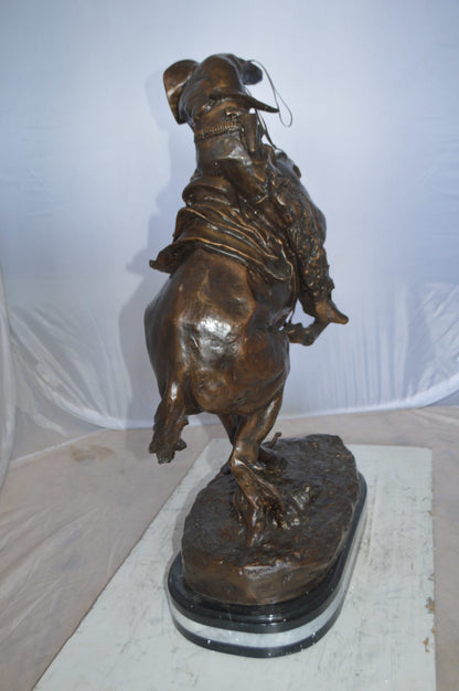 Jumbo Rattle Snake by Remington Bronze Statue -  Size: 21"L x 11"W x 32"H. 