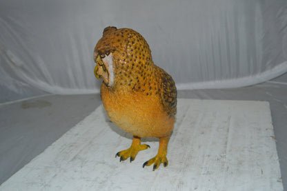 Owl Standing Bronze Statue - Size: 13"L x 7"W x 11"H.