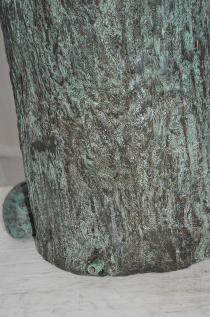 Standing Pelican Bronze Fountain - Size: 20"L x 30"W x 43"H.