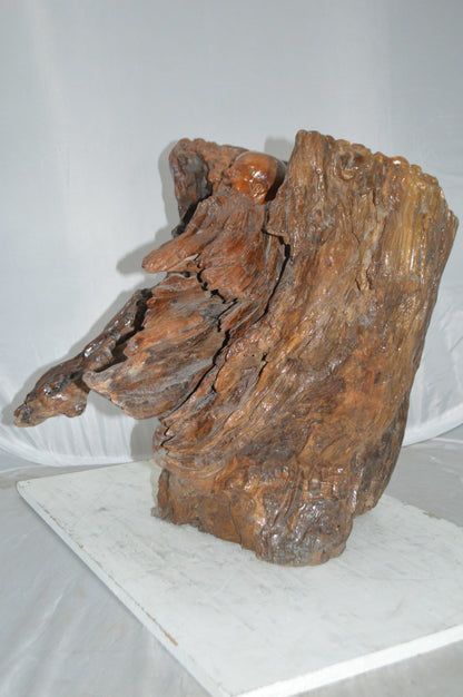 Wood Carved Buddha CC5 -  Size: 27"L x 24"W x 24"H.