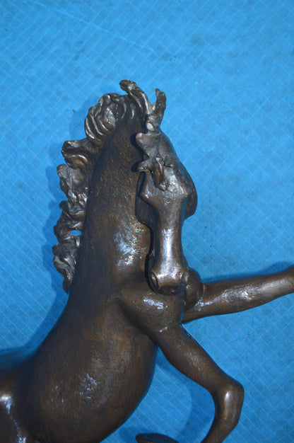 Original 6 of 8 Horse Statue by Attilio de Luca -  Size: 74"L x 19"W x 45"H.