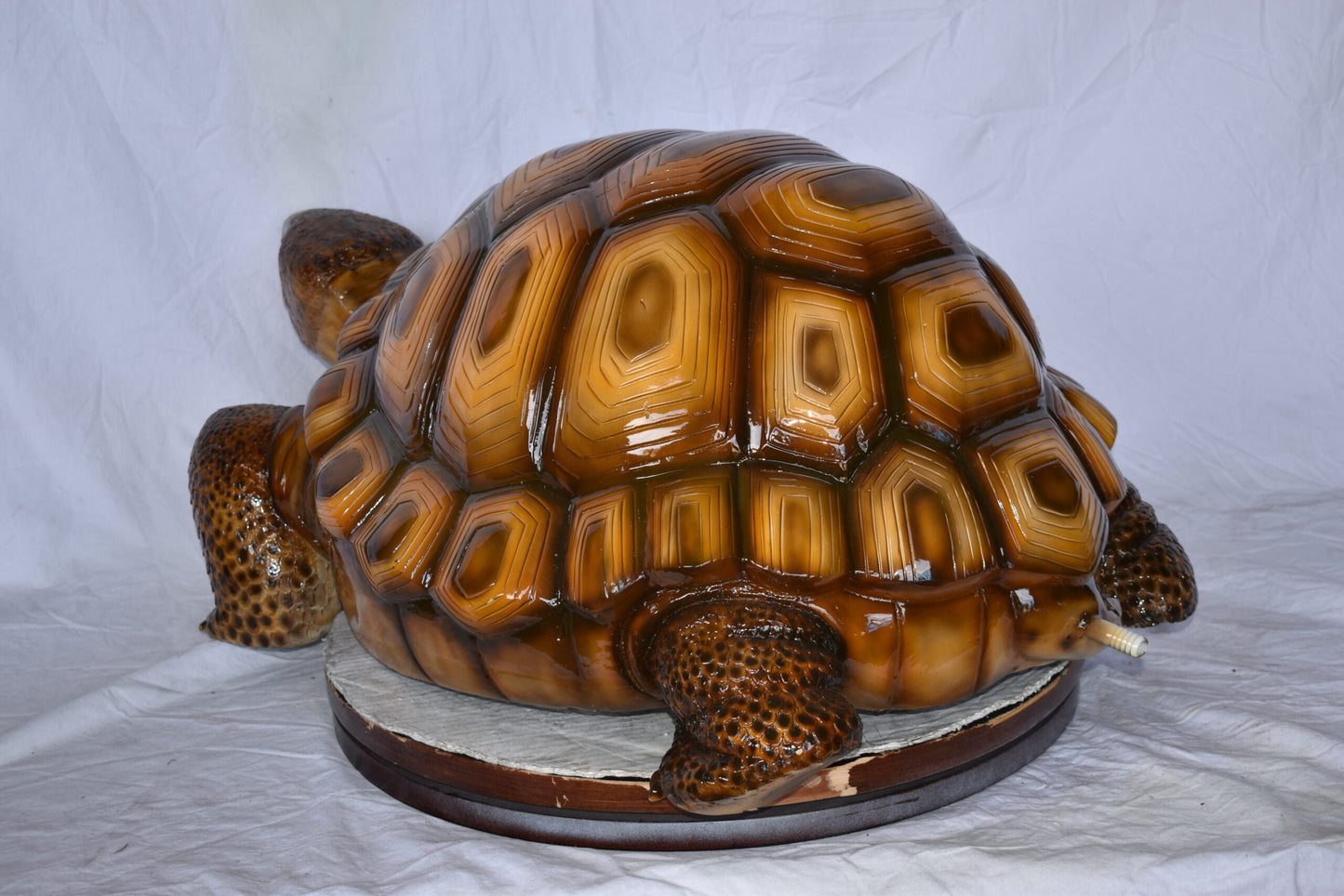 Giant - Tortoise Turtle Fountain Brown Finish Bronze Statue  24" x 38" x 16"H