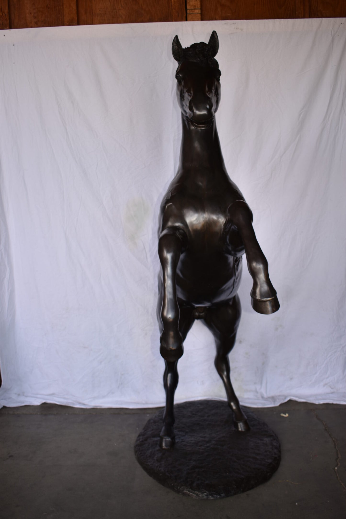 Ferrari Horse Life-size Bronze Statue Giant Size Size: 72" x 34" x 88"H
